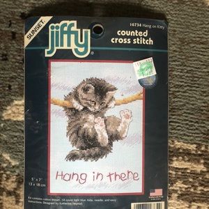 Cross stitch kitty